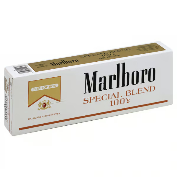 Marlboro Special Blend Gold 100s Box  Marlboro Special Blend Gold 100s Box